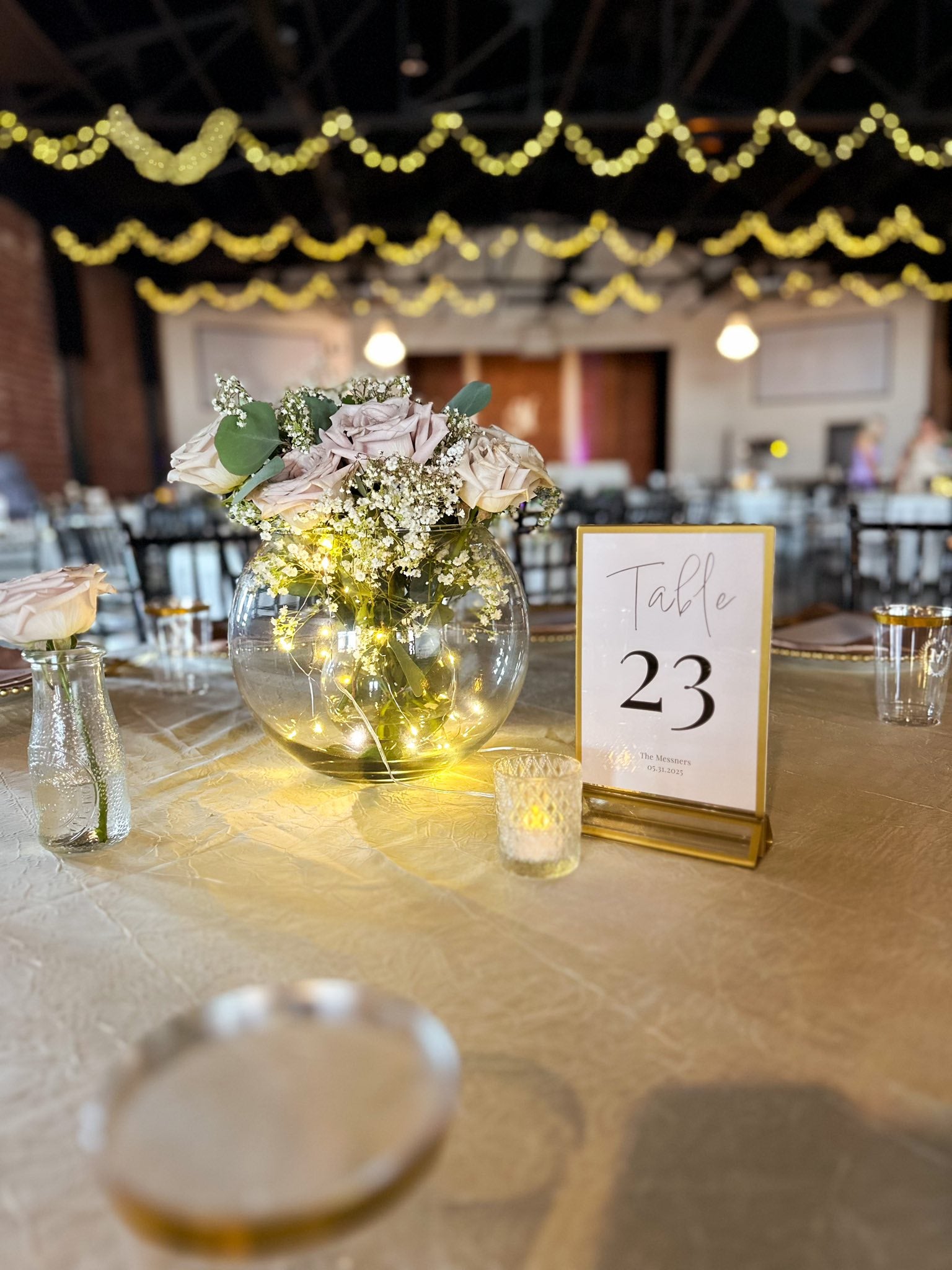Table with Wedding Decor