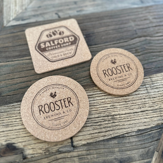 Cork Coaster | Personalized With Logo | Bulk Orders - State Theatre Event Center
